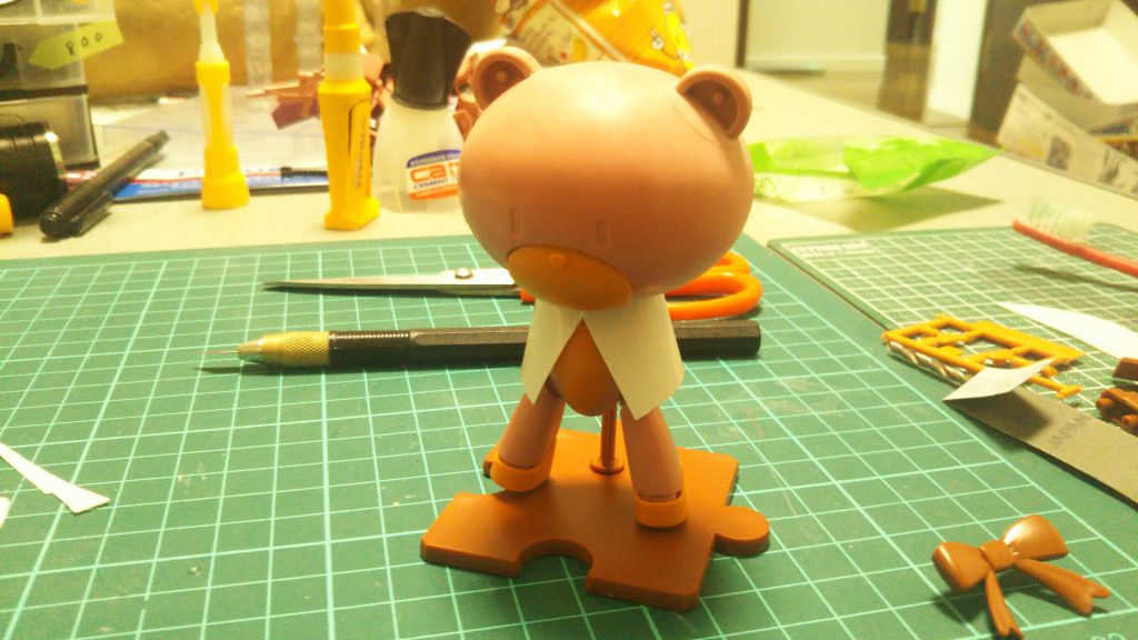 プラ板でパーカーのベースを作る