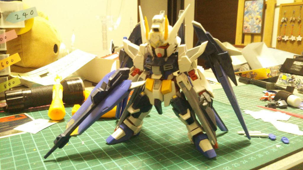 体型に対してライフルが長すぎる気がしたので短縮