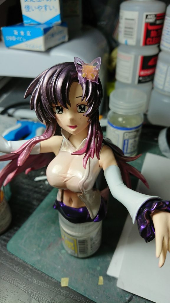 あ、下半身は外せます。
知り合いに某えちぃな漫画家さんのキャラにいそうだよね、言われてはっとなって製作ストップしたのＺＵ