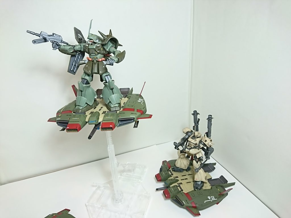 ジオン、て感じです。カラーリングは満足です。