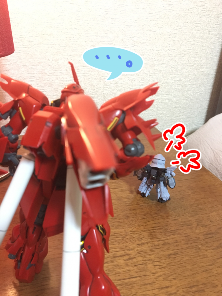 スタ:図体ばかりデカくなって…年上を敬う心はないのか全く…ブツブツ…
シナ:…高いから怖かったのか