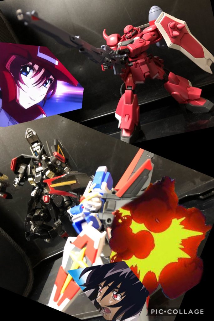 ルナマリア「もう、あったま来た!!蹴散らすわよ!!」
シン「え?ちょ!!?ルナ!!うわぁーーーーっ」
ルナマリア「アレ!?シン?や、やだ、ちょっと…!!私、シンに当てちゃった....!」
oyz「よーし!インパルス撃破だ!総員撤退するぞ!」
ステラ「うん....わかった。怖いものやっつけた...。」
スティング「なんだこのオチ!!オイ!それでいいんかよ!?」
oyz「コレでいいのだ。撤収!」