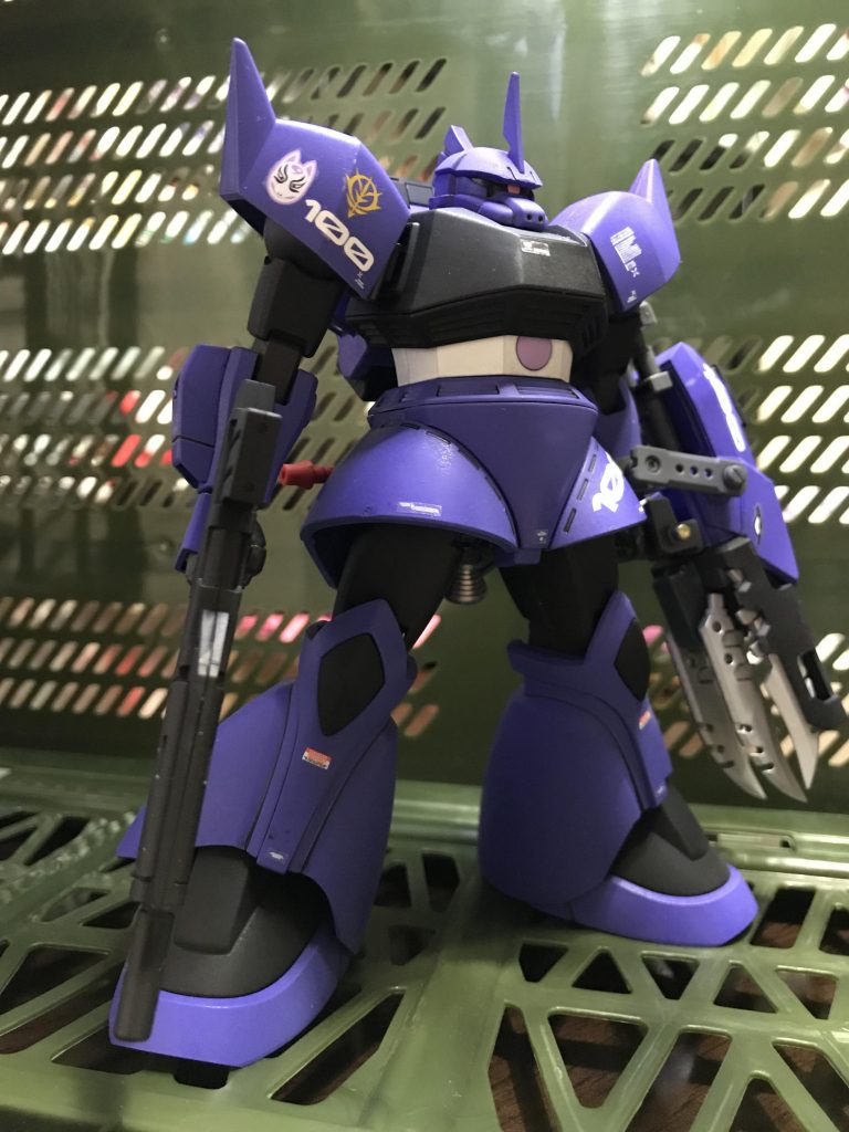 ジオンのマサキ第２弾✨
ブルーバイオレットのゲルググであります👍