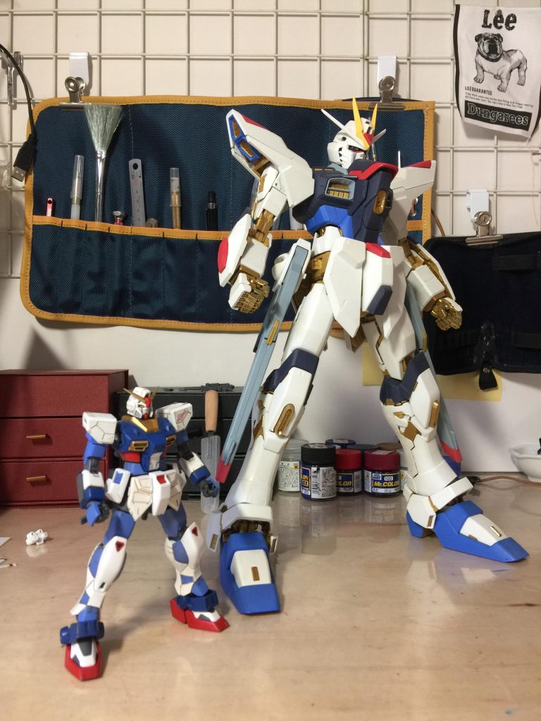 素組。1/144との比較。