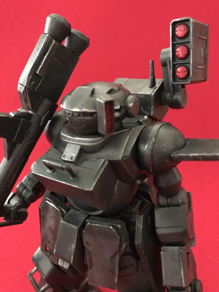 ターレットレンズも動きます。空間ができないようにレール的なものも作りました。これはクリス・カーツ閣下もにっこり。