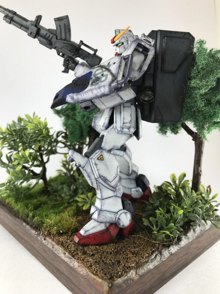 この角度も好きです！
旧キットなんで、合わせ目消しも頑張りました！