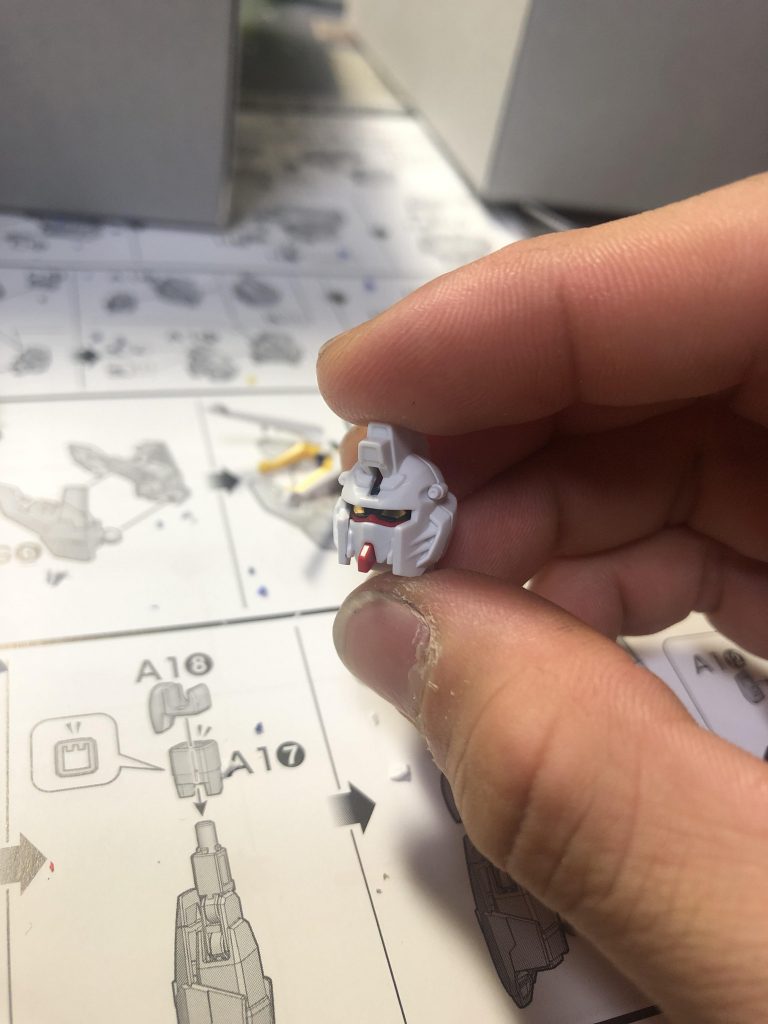 頭部ですマスクを変更してます