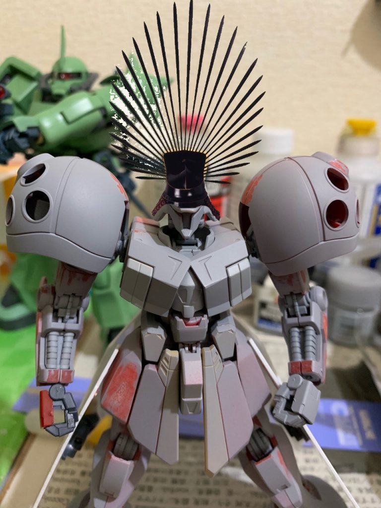 秀吉の兜の画像を切り抜いてイメージを固めて