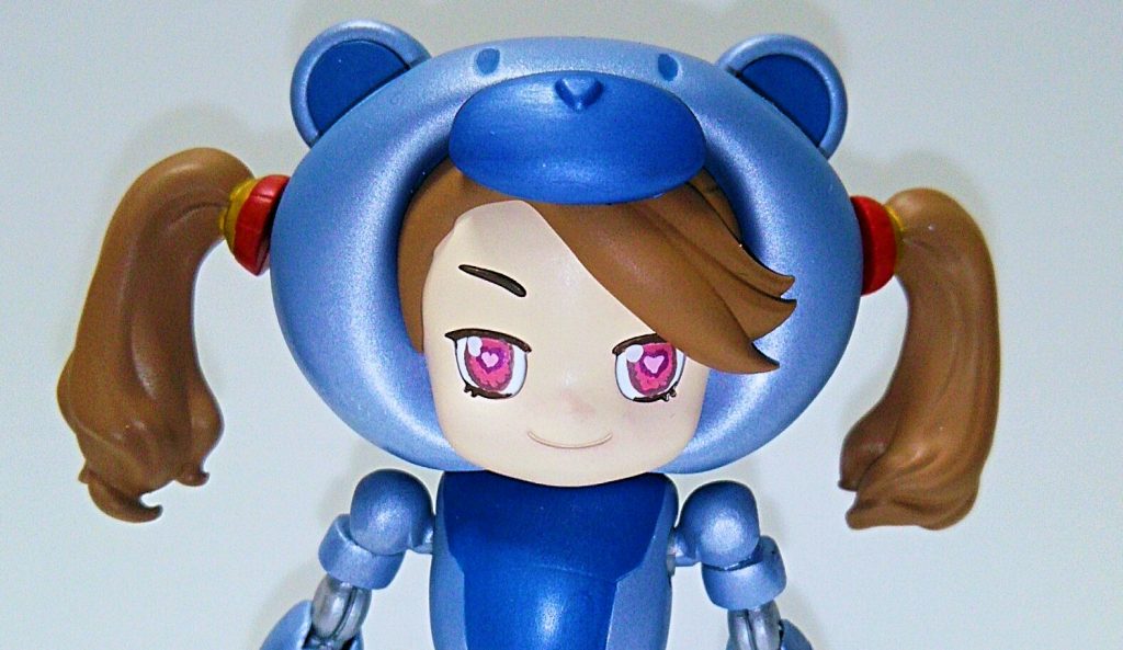 瞳はナゼかハートマークに💦手描き仕上げです。