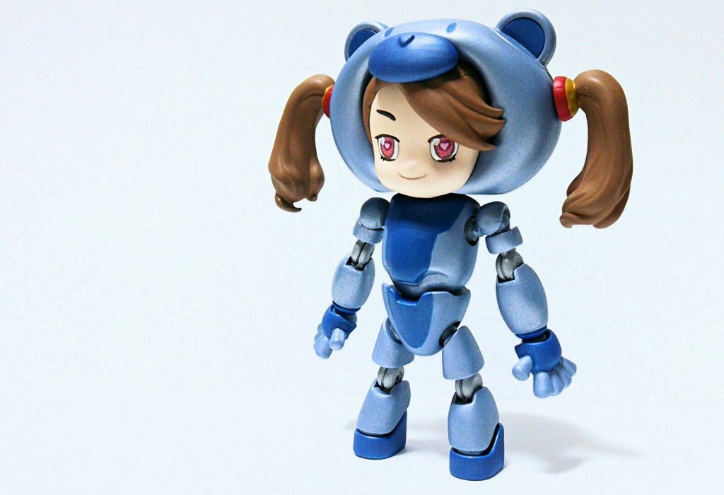 全体のバランスを崩さないように関節追加。カラーリングは元のカラーをベースにパールつや消し仕上げです。