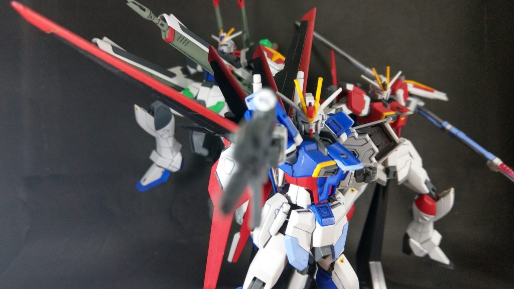 最後は3体揃えて