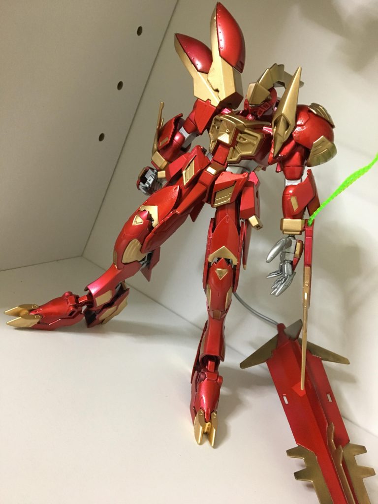 塗装完了、デカール無し状態。