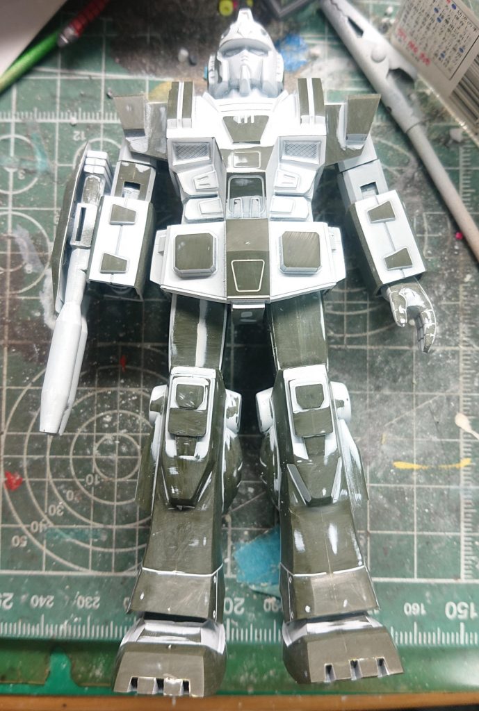 表面処理の途中