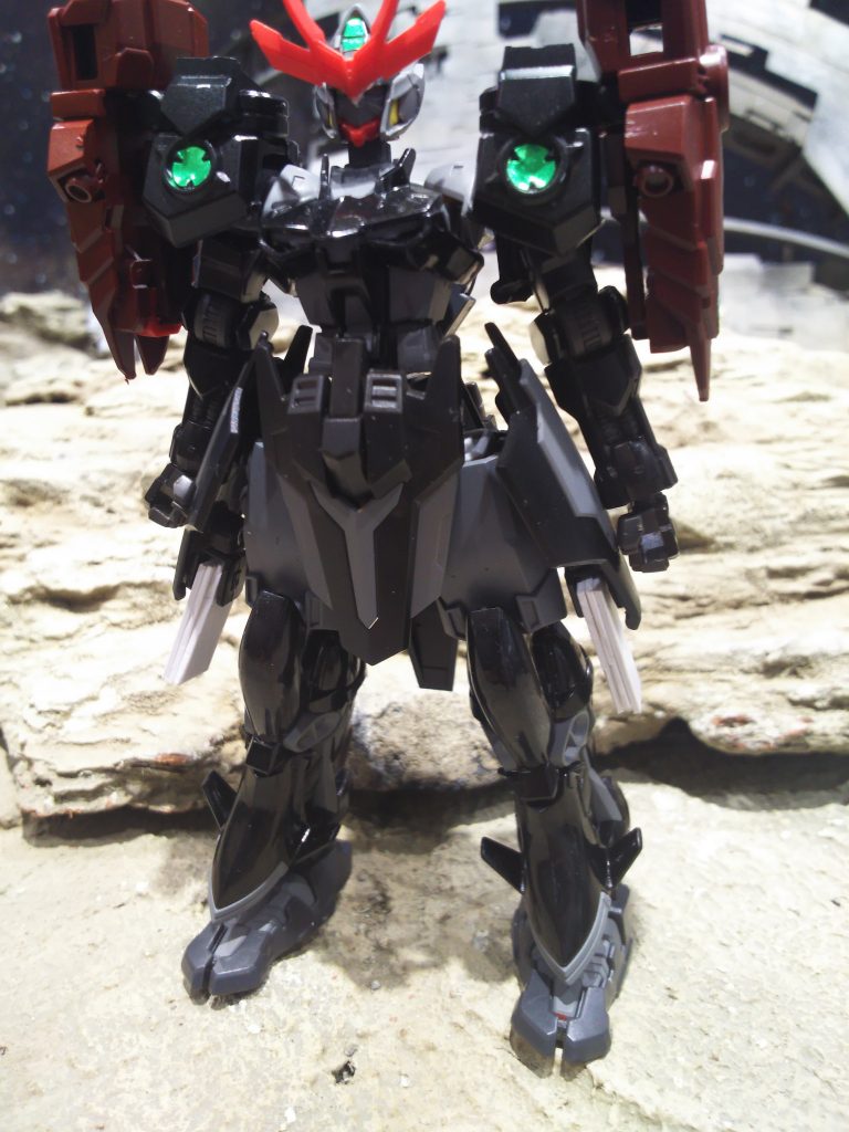 塗装したあとは黒で黒袴をイメージにしてます
