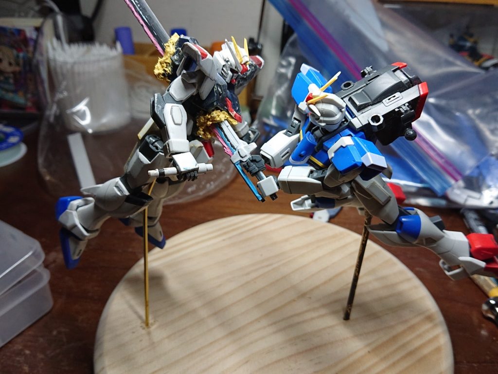 以前作ったのはこんな感じ。
部分塗装で、割と適当な汚しでした