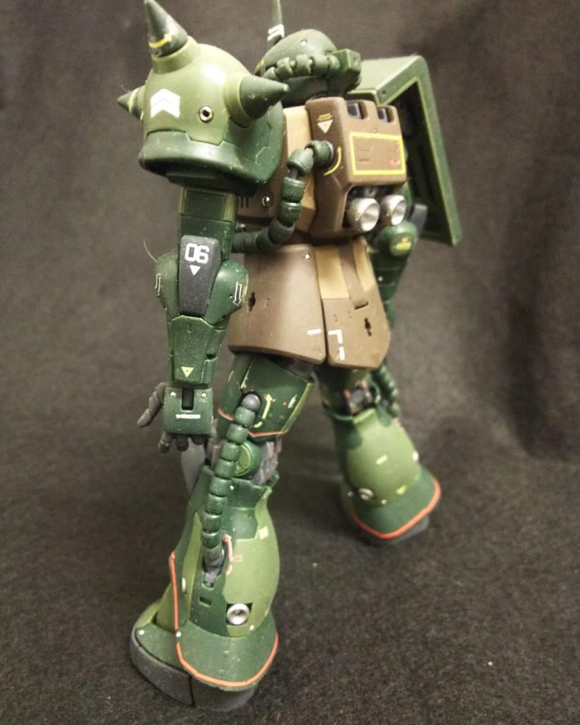 RGザク改造MS-06リアルタイプカラー–5枚目/制作者：みっつ