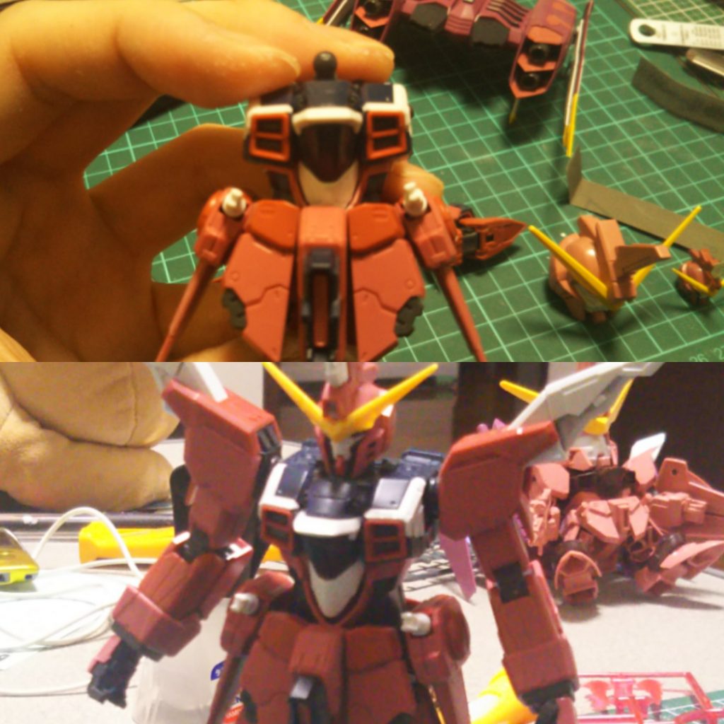 お腹の短縮
こちらも同じくフレーム切って繋いで以下略