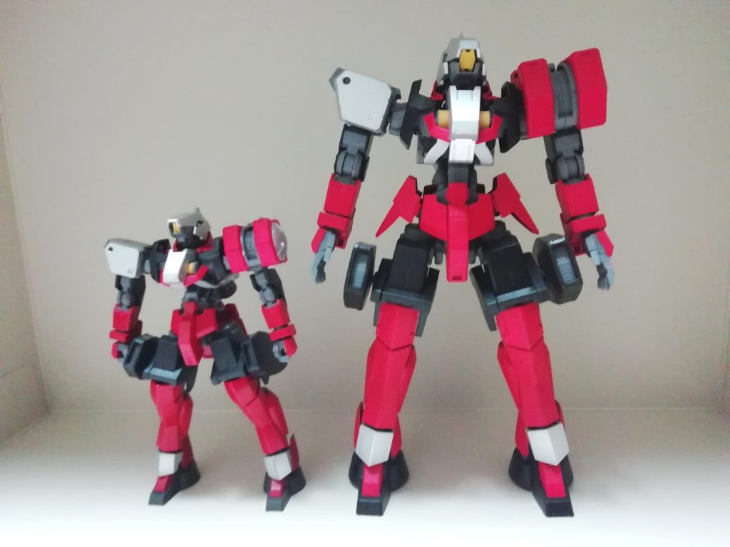 オリジナルの1/144版との比較