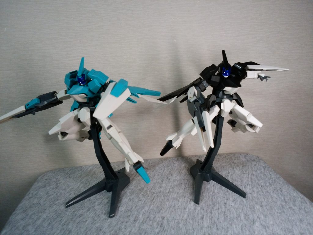 通常のクランシェカスタムとのツーショット｡共闘感がパない｡