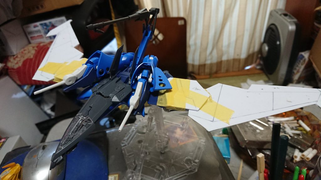 仮組
初期案のため形状が違います