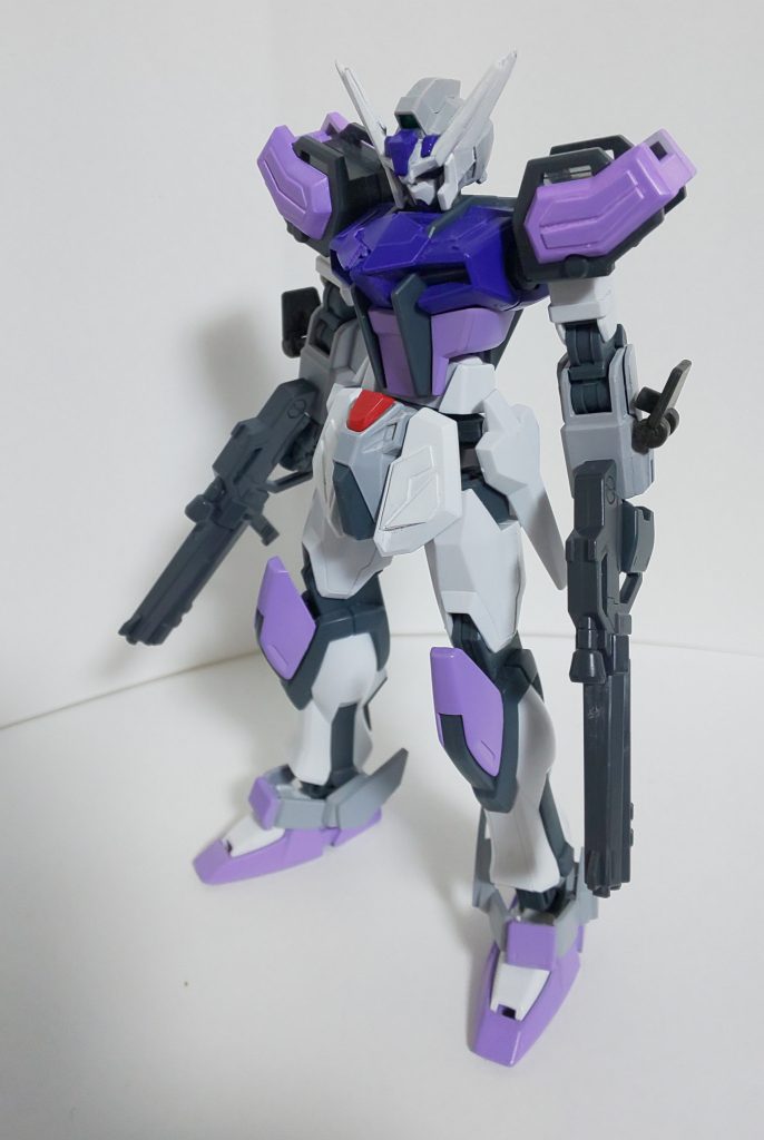 原型はストライクをベースにしています。
ストライカーパックはほぼすべて使用可能になっております。
ストライカーパックがない場合、装備はライフル２丁となっています。