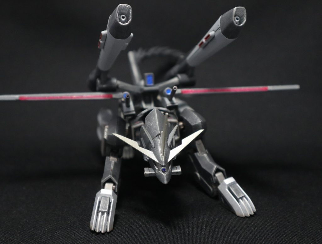 低姿勢からの突撃。