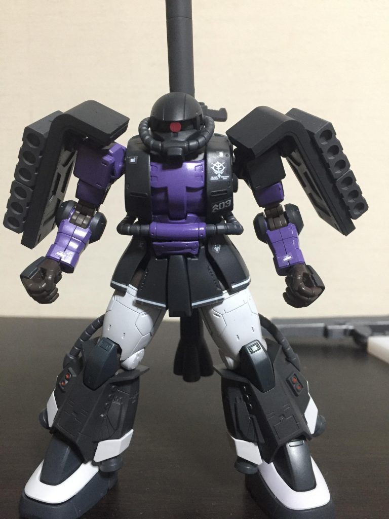 ザクⅡ　黒い三連星ガイア機　THE　ORIGIN–3枚目/制作者：新人メカニック