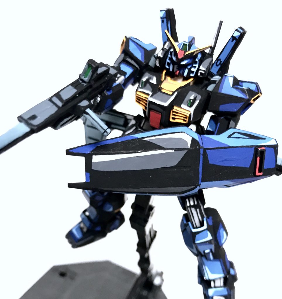 1/144 ガンダムMarkⅡ ティターンズ アニメイラスト風模型–4枚目/制作者：@j_gunaka