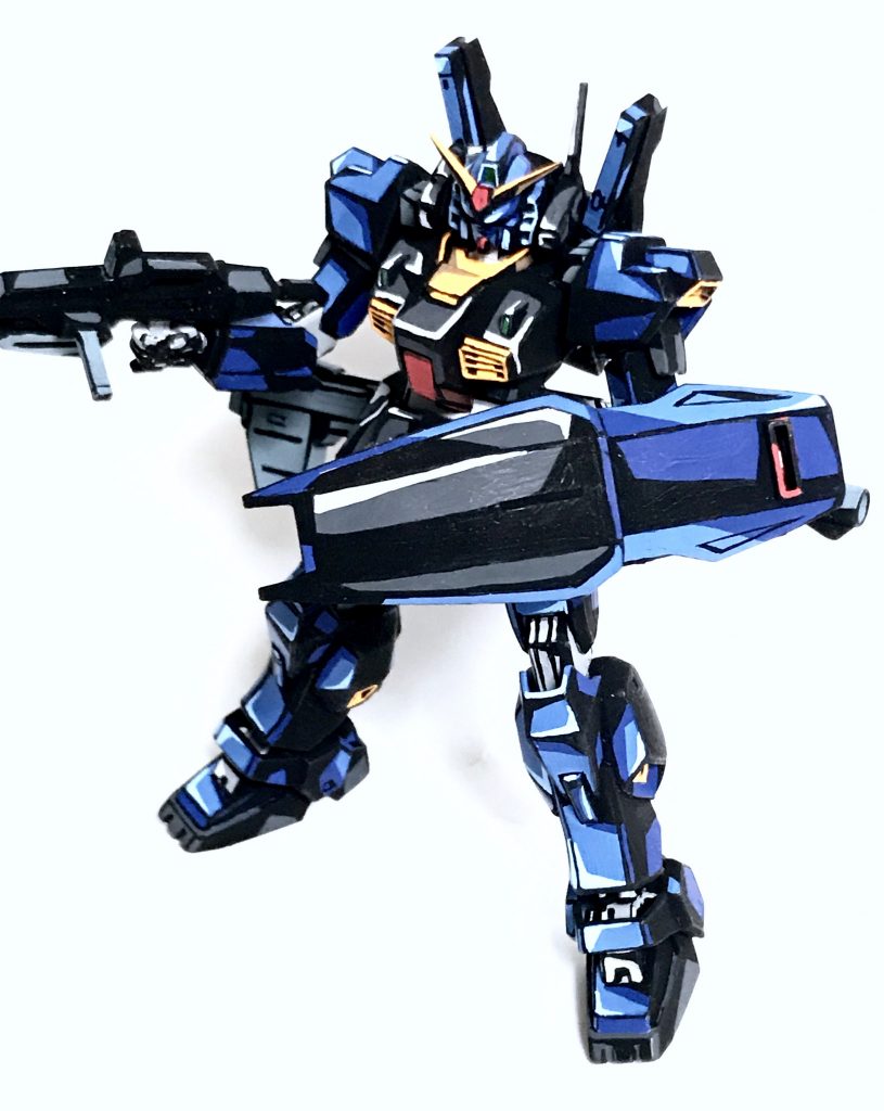 1/144 ガンダムMarkⅡ ティターンズ アニメイラスト風模型–3枚目/制作者：@j_gunaka