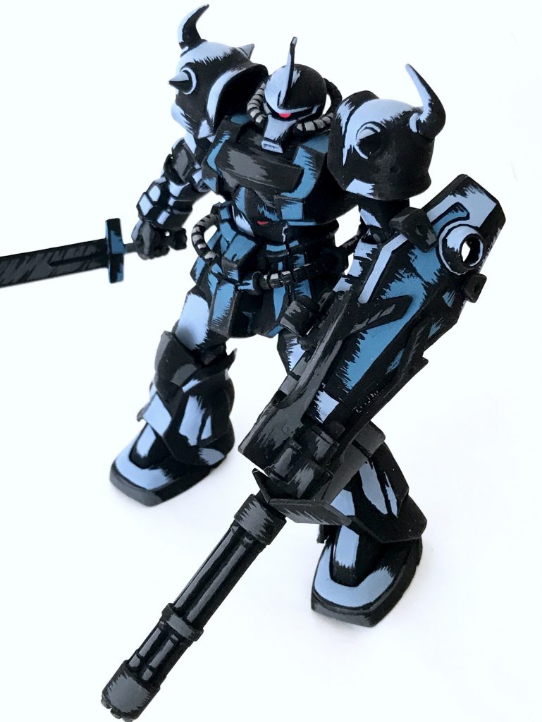 1/144 グフカスタム アメコミイラスト風模型–3枚目/制作者：@j_gunaka