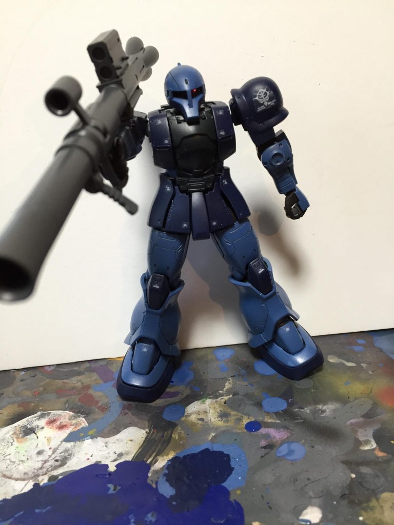 ザクⅠ　黒い三連星専用機–3枚目/制作者：新人メカニック