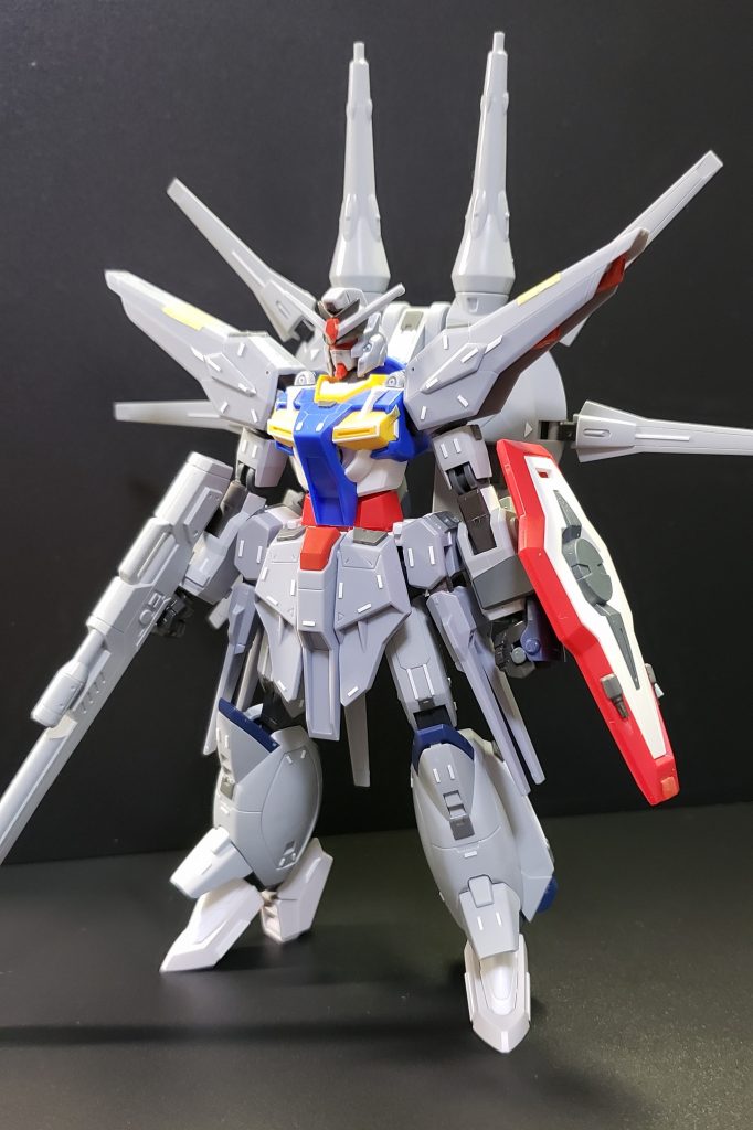 塗装前の仮組。
この後サフ吹いて萌えたかったのですがとある事情で写真が消失しましたのでこちらの写真で何卒。