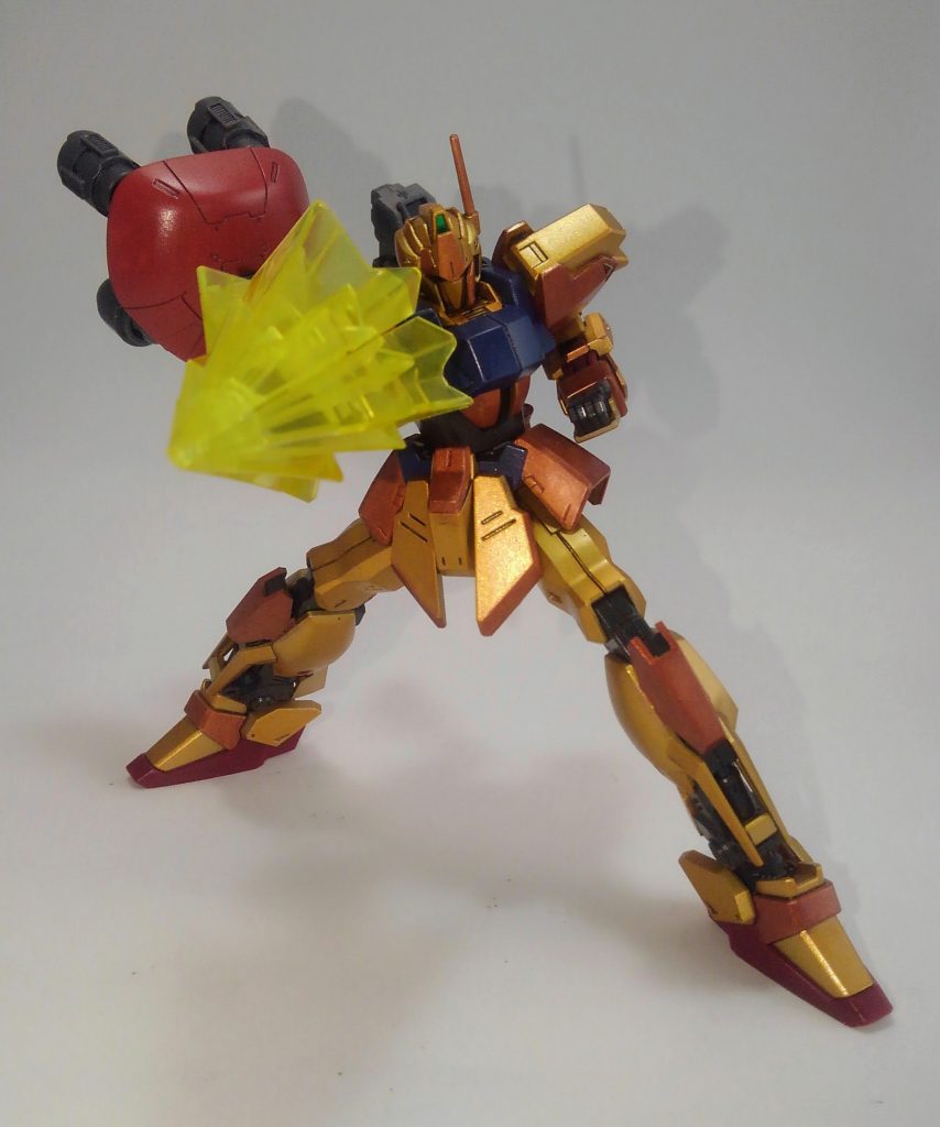 切り札の必殺パンチ。ブーストナックル?ビルドナックル?そんな感じです。右側だけ勢いがあるからストレートよりフックの方が効果あるかもしれませんね。エフェクトはダンボール戦記のエフェクトセットから。