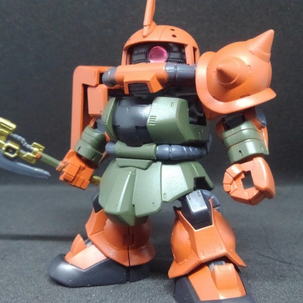 ＳＤ　ＭＳ－０６ＦＳ　ガルマ・ザビ専用ザクⅡ（クロスシルエット