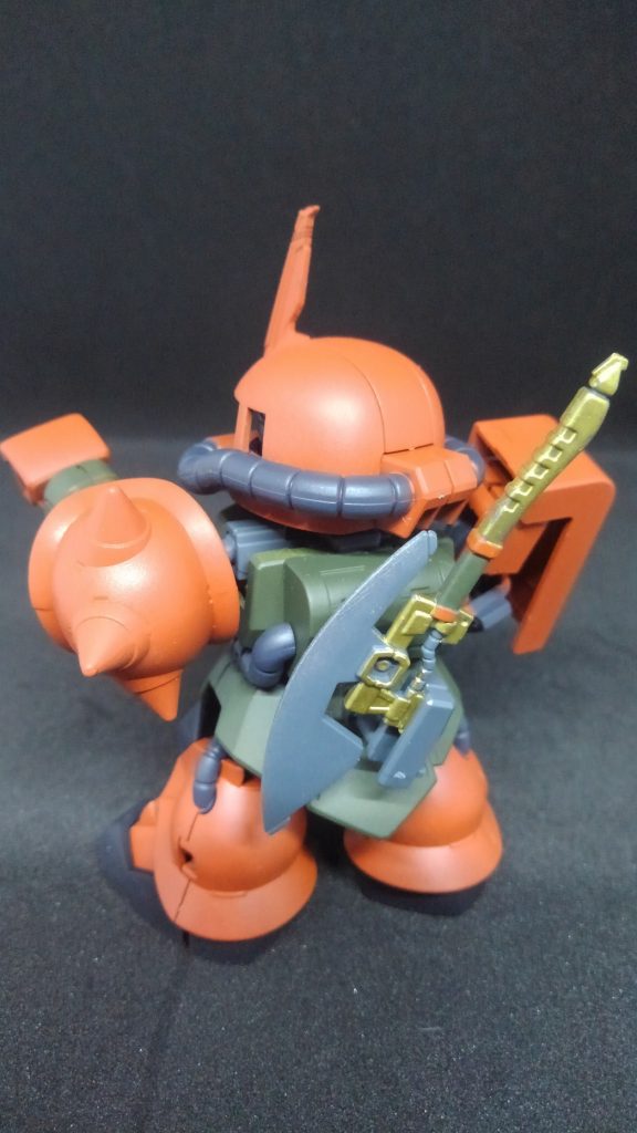 ＢＢ戦士オリジナルギミック　ヒートホークを背中に装備できるぞ！

嘘ですごめんなさい。