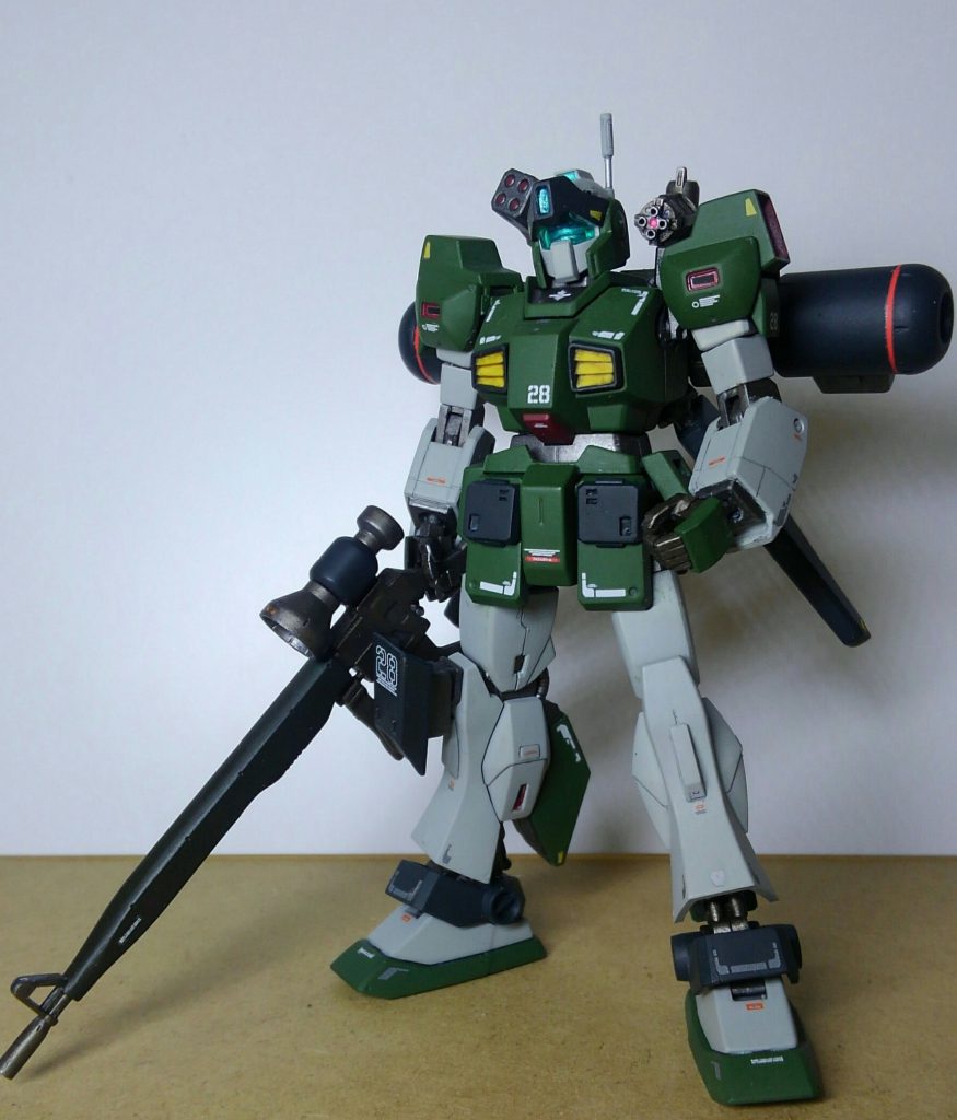 ネモにも熟練パイロット用のカスタム機があるはずだ!!という事でスナイパー仕様にしてみました。