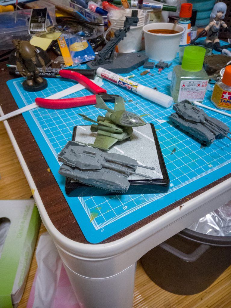 ちなみにドップもクソでかいです。ジオンは何を仮想敵にドップを開発したのでしょう。知ってる人は私に教えてください。