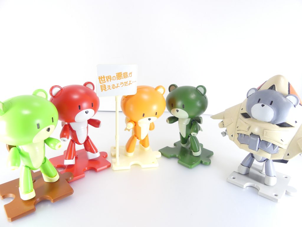 プチッと組めるプチッガイ。カラー的にも小物的にも行き着くところまで行った印象はあるのですが・・・「ビルドダイバーズ」名義のキットはまだまだ発売されています(最新作は2019年1月発売「きゃらっがい アヤメ」)。とにかく、現在から買う場合は市場在庫と仕様およびオプションの有無を見極めましょう。【次回予告予定】秘蔵のやつから*Ez-ARMS*。