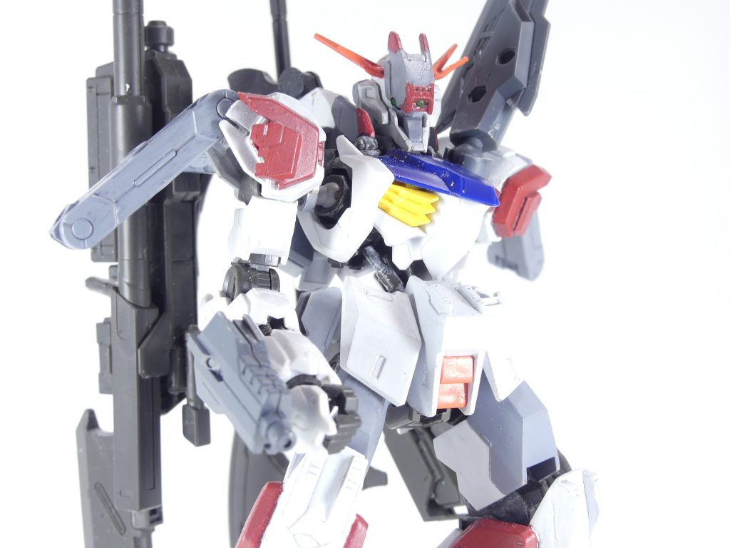 再挑戦･･･「リトライ」。あたし自身の味をフルに出した、このグシオンで･･･！（再来週の第43改につづく）（小説パートの補足）・（いつも更新日に見る方）「諸般の事情」、申し訳ありません。前日の予定変更だったので更新できず。むこう何回か水曜に「用事」の入る日はありますがその時は下書き更新にします。・本写真のカルメネール、一部パーツを変更して武装を追加しただけですがまだ完成していません。仕事の忙しさもあるので余裕を持って続きは次々回更新です。