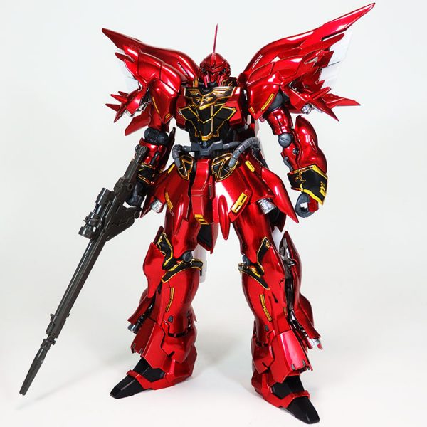 RG　シナンジュ　マットキャンディ RG MSN-06S シナンジュ マットキャンディ塗装｜hailtoさんの