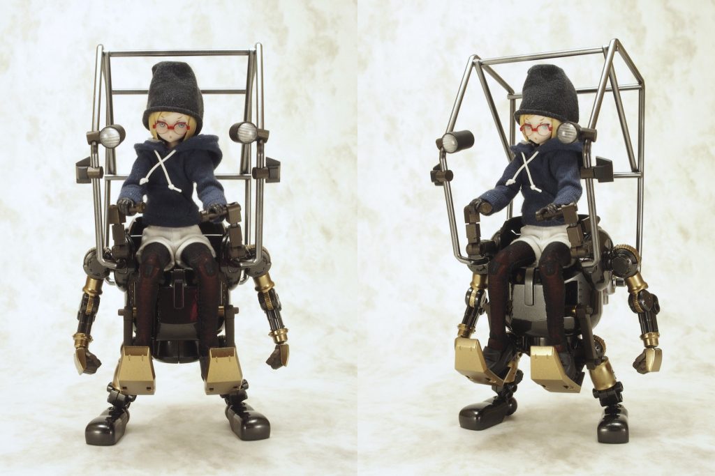 メガミデバイスの雀蜂刺子ことホーネットちゃんが乗ります。