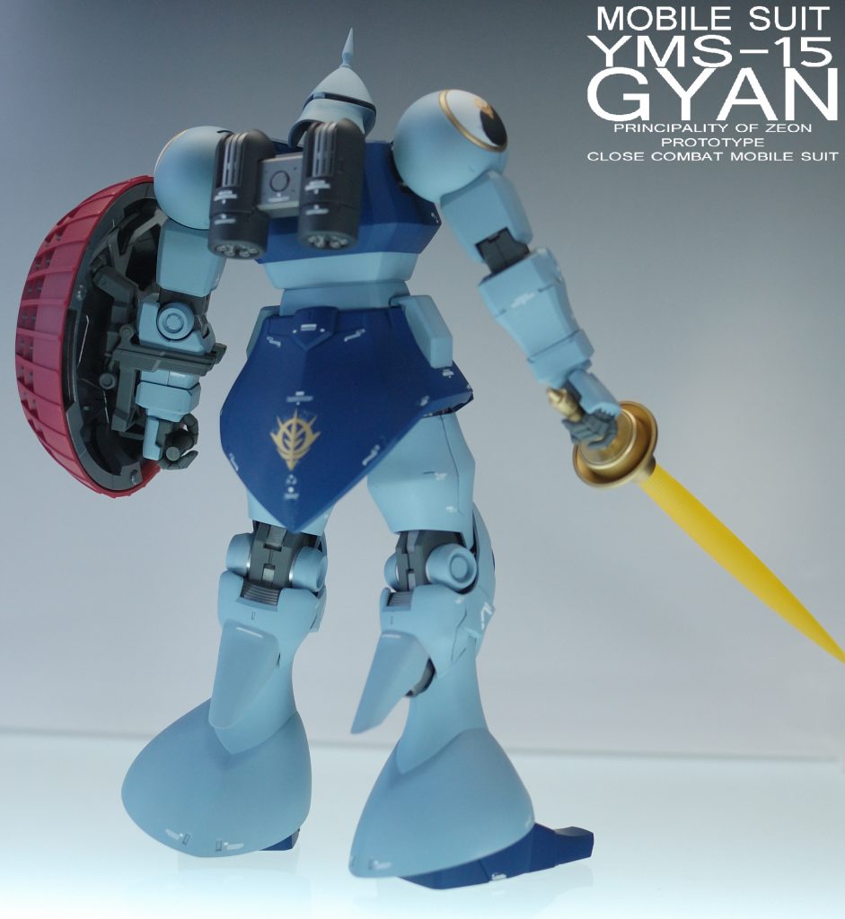 MGギャン改造塗装済み完成品–3枚目/制作者：@sary19720910