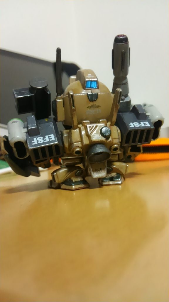 筆でちまちま塗り分けも頑張りました。楽しかった❤(ӦvӦ。)