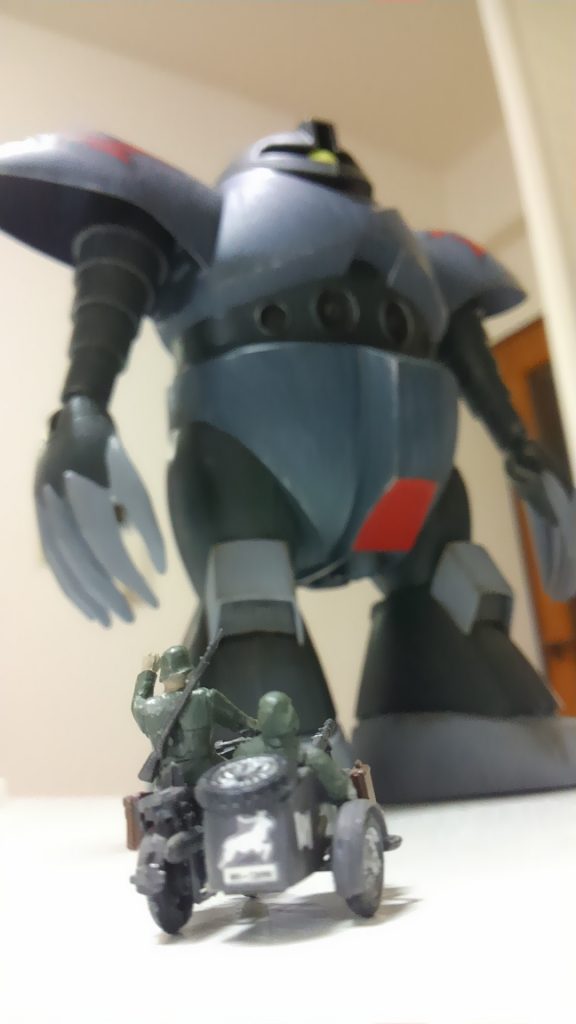 この巨大感、安定感…
そらジオン兵にしてみればものすごく心強かったんではないでしょーか(ㆁωㆁ*)