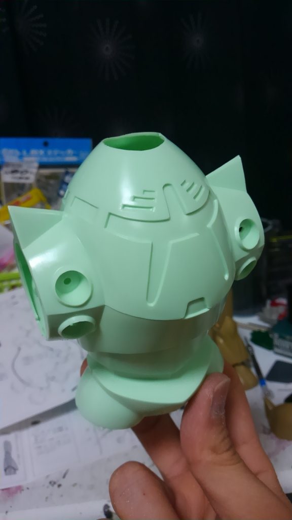 ゾック本体が、くちばしを付けないとこんなにもカッコイイなんて気が付かなかったなあ〜〜〜❤(ӦvӦ。)