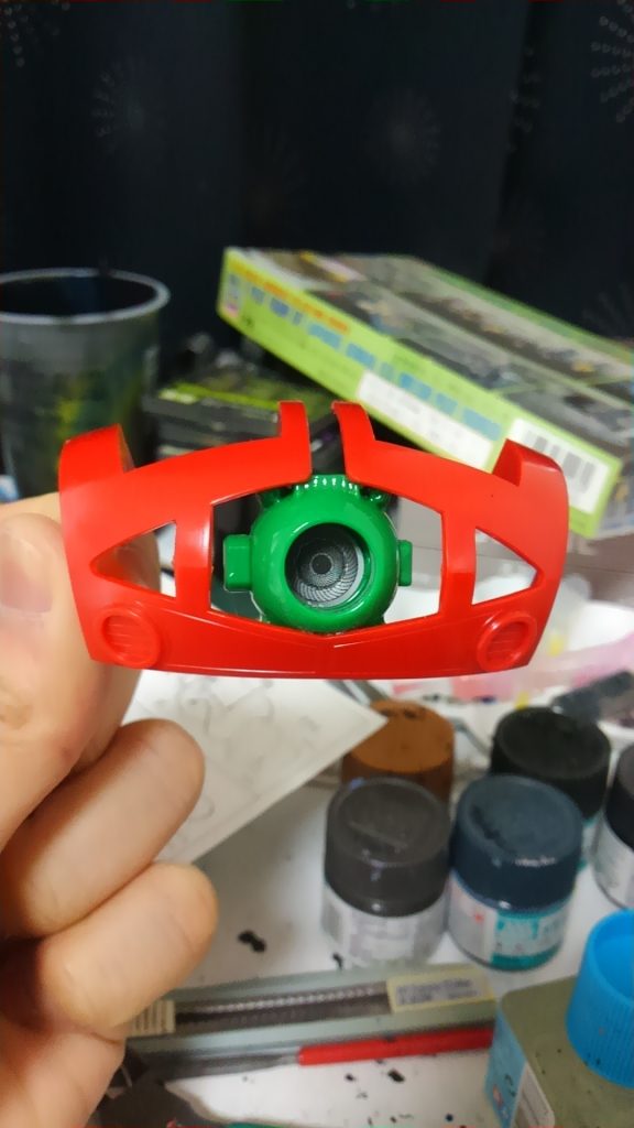 前から眼魂はなにかに使える！と思っていたので、活かせて良かったです(ㆁωㆁ*)