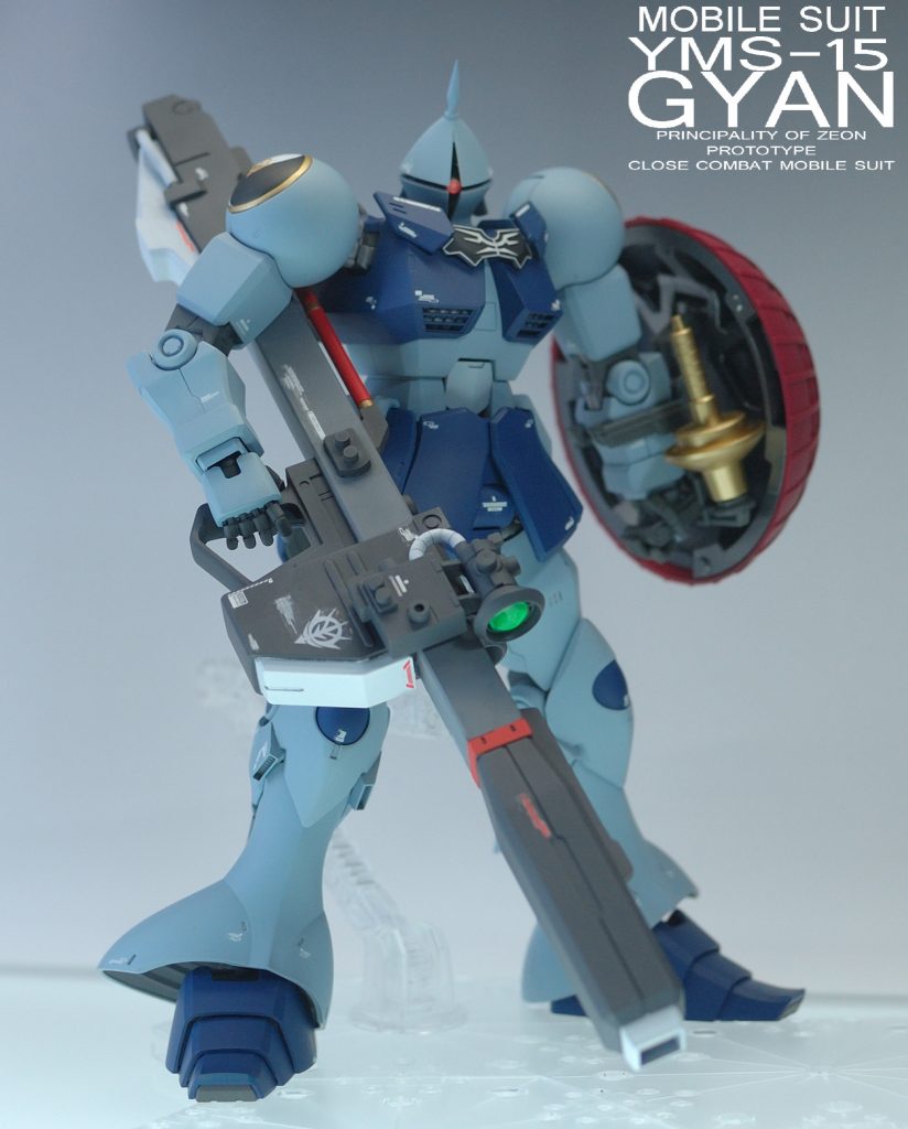 MGギャン改造塗装済み完成品–7枚目/制作者：@sary19720910