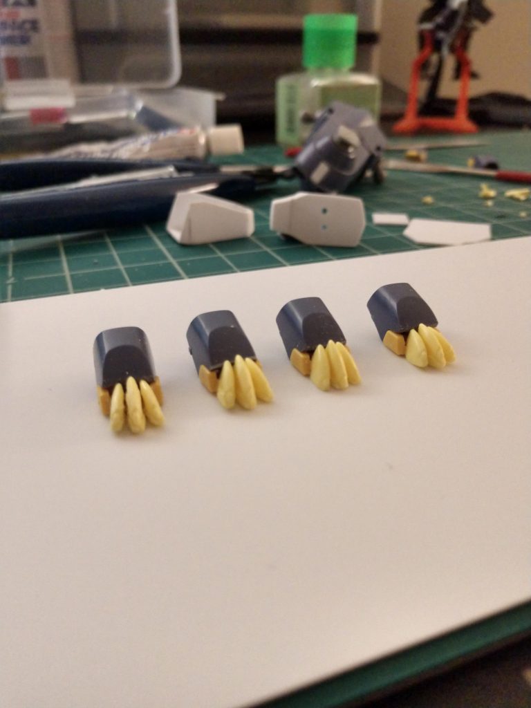 New feet made using the fists from Vagan suits.