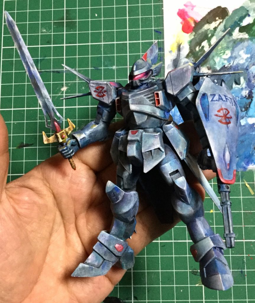 ザフトマークも手描き