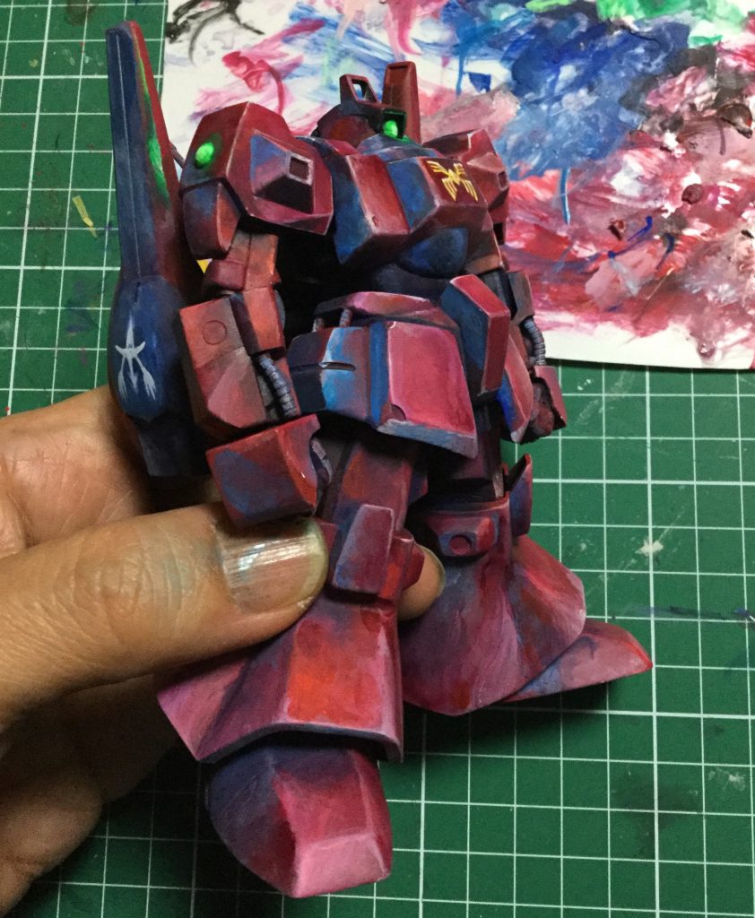 マーキングも手描きです